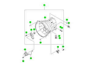 CLUTCH HOUSING-TSM54(M/T,4WD)