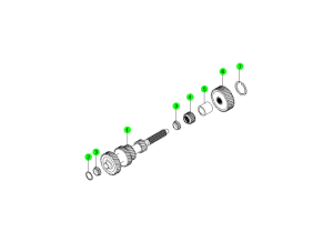 COUNT SHAFT GEAR-TSM52(M/T,2WD)