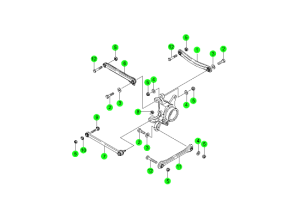 RR AXLE MOUNTING LINKAGE