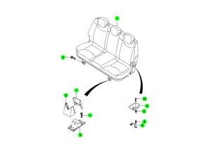 REAR SEAT 3RD ROW(DAEWON KANG UP)