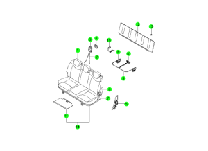 REAR SEAT PARTS 3RD(HANIL)