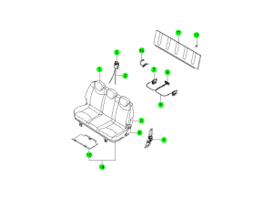 REAR SEAT PARTS 3RD(DAEWON KANG UP)