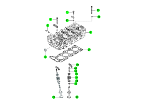 CYLINDER HEAD & GASKET KIT(D20F,D20R,D22F,D22R)