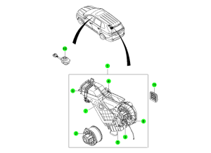 AIR CONDITIONER MODULE(REAR)