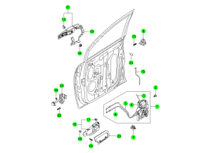 FRONT DOOR OPENING SYSTEM