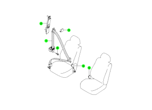 Ремень безопасности переднего сидения