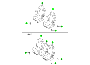 REAR SEAT 1ST ROW