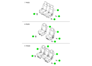 REAR SEAT 2ND ROW