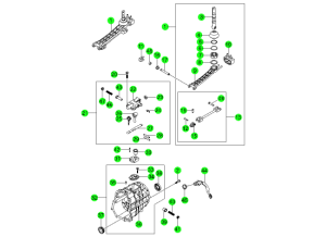 SHIFTER & EXTENSION-TSM54(M/T,4WD)