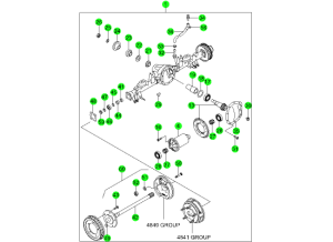 REAR AXLE(KSC : H/DYMOS)