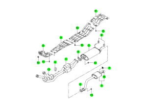 EXHAUST SYSTEM(E32)