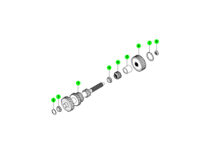 COUNT SHAFT GEAR-TSM54(M/T,4WD)