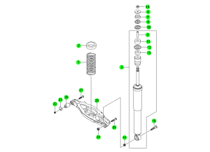 REAR SHOCK ABSORBER(MULTI LINK)