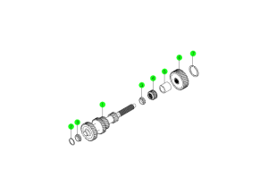 COUNT SHAFT GEAR-TSM54(M/T,4WD)