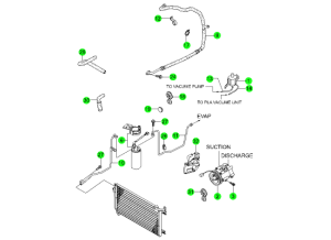 AIR CONDITIONER HOSE & PIPE LINE