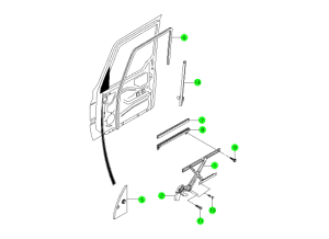 FRONT WINDOW LIFTER