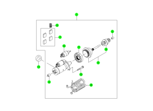 STARTING MOTOR(OM600;BOSCH)