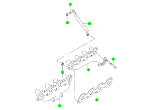 EXHAUST MANIFOLD(OM661,OM661LA)