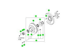 FRONT HUB & DISC