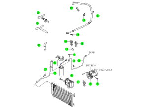 AIR CONDITIONER HOSE & PIPE LINE