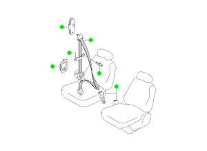 Ремень безопасности переднего сидения