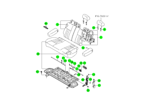 REAR SEAT PARTS