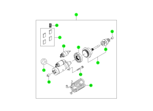 STARTING MOTOR(OM600;BOSCH)