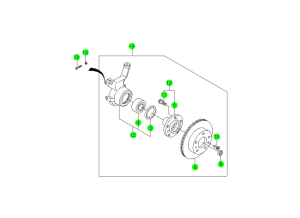 FRONT HUB & DISC