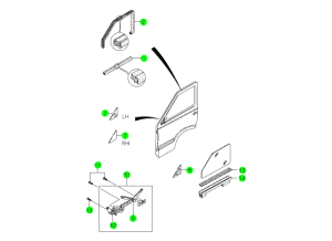 FRONT WINDOW LIFTER