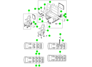 REAR SEAT-2ND & 3RD LINE