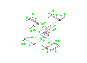 REAR AXLE MOUNTING LINKAGE