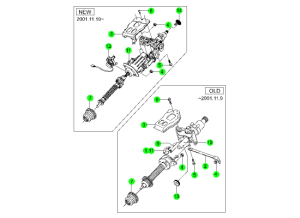 STEERING COLUMN & SHAFT