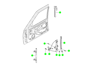 FRONT WINDOW LIFTER