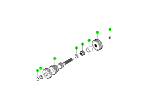 COUNT SHAFT GEAR-TSM54(M/T,4WD)