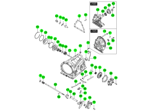 Корпус трансмиссии и компоненты (M78:DSI 6A/T)