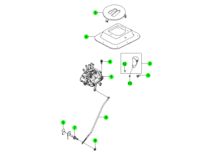 Механизм переключения передач АКПП (DSI 6AT)