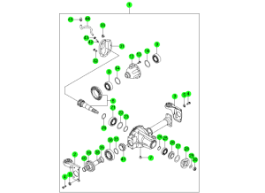 FRT AXLE(H/DYMOS)