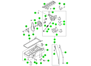 OIL PAN & PUMP(E32)