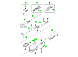 EXHAUST SYSTEM(E20,E23)