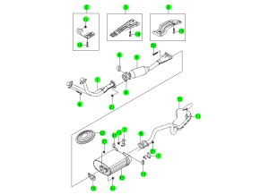 EXHAUST SYSTEM(E32)