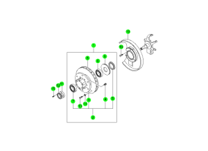 FRONT HUB & DISC