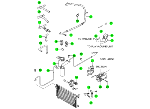 AIR CONDITIONER HOSE & PIPE LINE