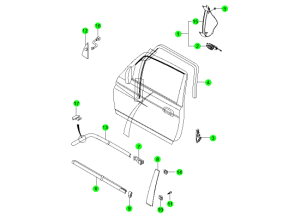 FRONT WINDOW LIFTER