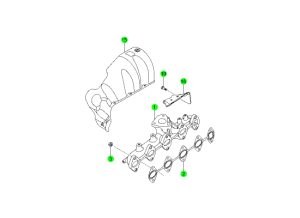 EXHAUST MANIFOLD(D20F,D20R,D22F,D22R)