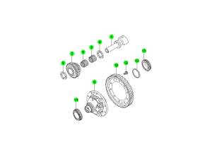 REVERSE IDLER SHAFT & DIFF(6M/T)