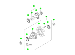 DIFFERENTIAL CARRIER(M11:DSI 6A/T)