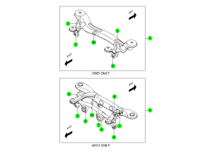 RR SUB FRAME & MOUNTING