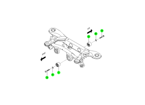 RR AXLE MOUNTING