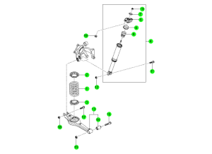 REAR SHOCK ABSORBER(MULTI LINK)