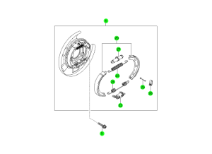 REAR BRAKE(PARKING DRUM)